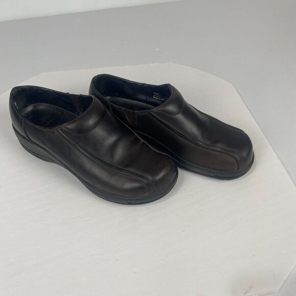 Dansko‎ Womens Size 40 Slip On US 9.5-10 Clog Shoes Brown Nurse Slip Resistant - Picture 13 of 15